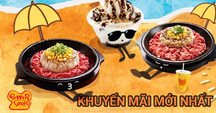 Pepperlunch khuyến mại