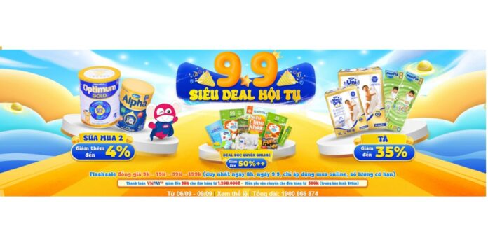 Avakids giảm tới 33% trong ngày 9/9