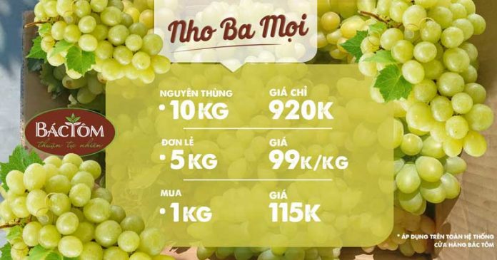 Bác Tôm khuyến mãi tháng 8/2021