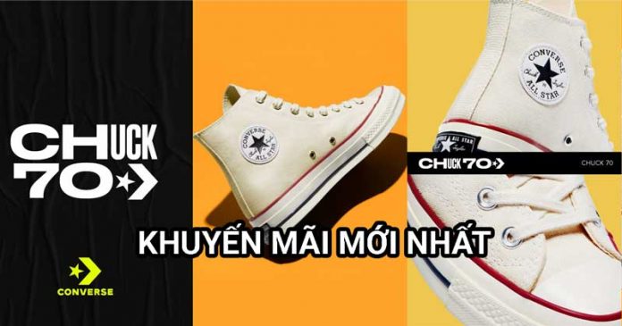 converse khuyến mãi mới nhất tháng 12/2021