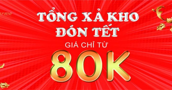 de charme xả kho từ 80K 25-1-2022