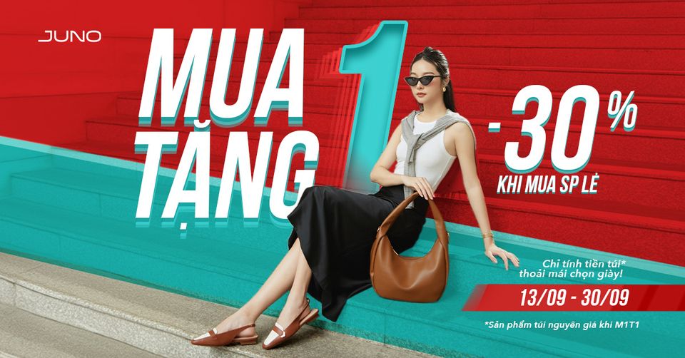 juno ưu đãi mua 1 tặng 1