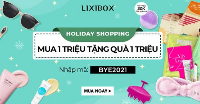Lixibox khuyến mãi cực hot tháng 12/2021