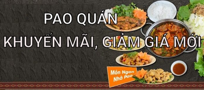 nhà hàng pao quán khuyến mãi