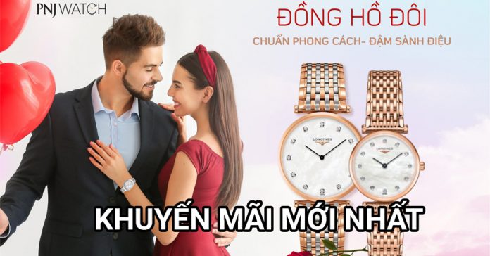 PNJ Watch khuyến mãi mới nhất