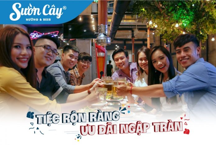 nhà hàng sườn cây khuyến mãi